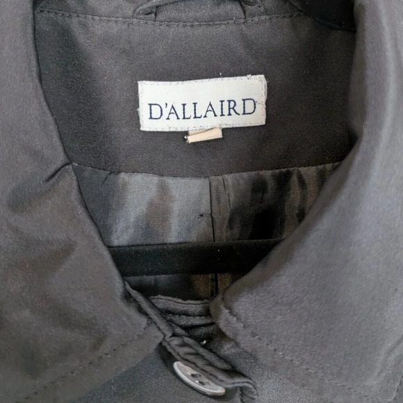 🍁Vintage D'Allaird Long Black Jacket - Picture 7 of 7